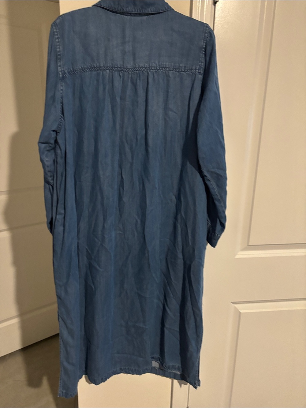 Knox Rose Blue Denim Maxi Shirt Dress - Picture 5 of 7